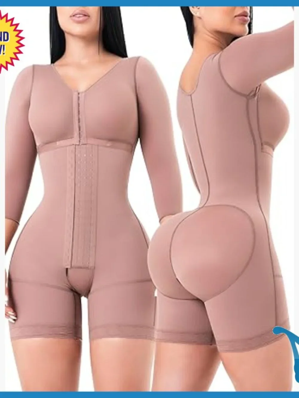 Post-Surgery Compression Garment Stage 2 BBL Faja Shapewear Tummy Control